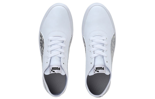 PUMA URBAN MOBILITY Women Casual Leather Shoes White Silver Size 9.5 | eBay